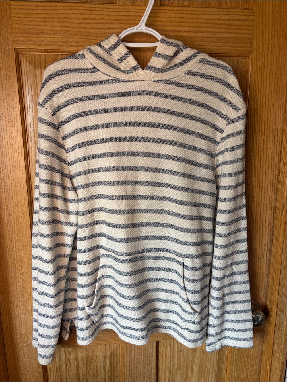 Old Navy cotton Blend Striped Coastal Hoodie 24.5-26” PTP